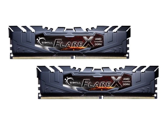 Imagen de G.Skill Flare X series - AMD Edition - DDR4 - kit - 16 GB: 2 x 8 GB - DIMM de 288 contactos - 3200 MHz / PC4-25600 - CL16 - 1.35 V - sin búfer - no ECC