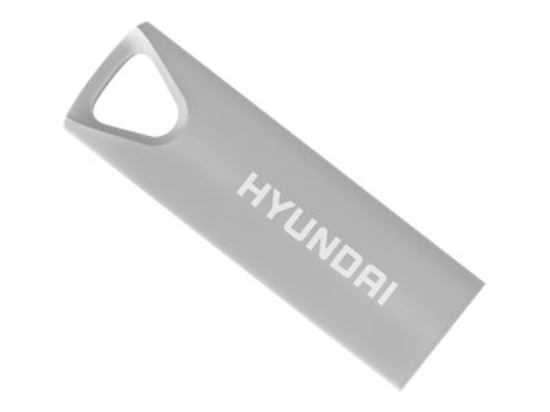 Imagen de Hyundai Bravo Deluxe - Unidad flash USB - 16 GB - USB 2.0 - plata