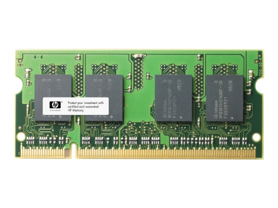 Imagen de HP - DDR2 - módulo - 1 GB - SO-DIMM de 200 contactos - 667 MHz / PC2-5300 - sin búfer - no ECC - para HP 2133, 2510, 2710, 54X, 550, 65XX, 67XX, 68XX, 8510, 8710; Mobile Thin Client 2533, 6720