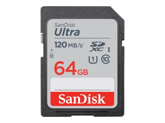 Imagen de SanDisk Ultra - Tarjeta de memoria flash - 64 GB - UHS-I U1 / Class10 - SDXC UHS-I