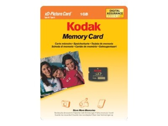 Imagen de Kodak - Tarjeta de memoria flash - 1 GB - xD - para Kodak EASYSHARE CD43, LS755; EasyShare Photo Printer 500