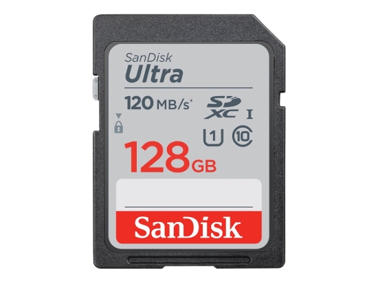 Imagen de SanDisk Ultra - Tarjeta de memoria flash - 128 GB - UHS-I U1 / Class10 - SDXC UHS-I