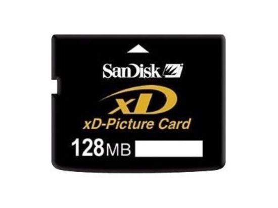 Imagen de SanDisk - Tarjeta de memoria flash - 128 MB - xD - para HP Pavilion t880; Pavilion Media Center m1070, m1080, m1090, m1150, m1180, m1270, m7070