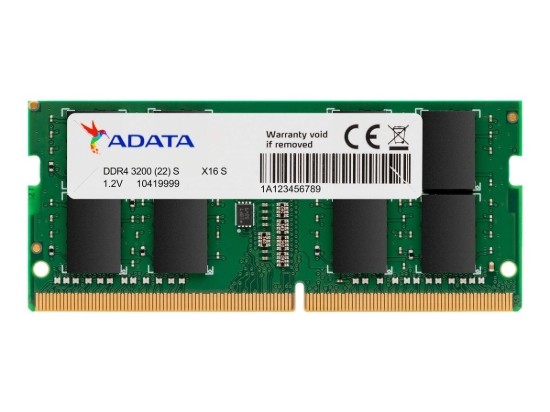 Imagen de ADATA Premier Series - DDR4 - módulo - 8 GB - SO-DIMM de 260 contactos - 3200 MT/s / PC4-25600 - CL22 - 1.2 V - sin búfer - no ECC - verde