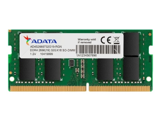 Imagen de ADATA Premier Series - DDR4 - módulo - 4 GB - SO-DIMM de 260 contactos - 2666 MHz / PC4-21300 - CL19 - 1.2 V - sin búfer - no ECC
