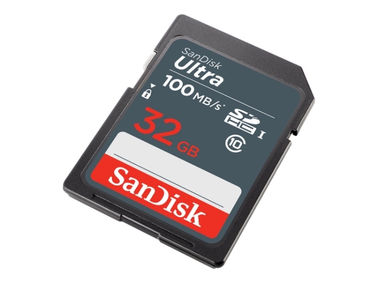 Imagen de SanDisk Ultra - Tarjeta de memoria flash - 32 GB - UHS Class 1 / Class10 - SDHC UHS-I