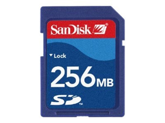 Imagen de SanDisk - Tarjeta de memoria flash - 256 MB - SD - para HP Pavilion t880; Pavilion Media Center m1150, m1180, m1250, m1261, m1270, m1280, m7070