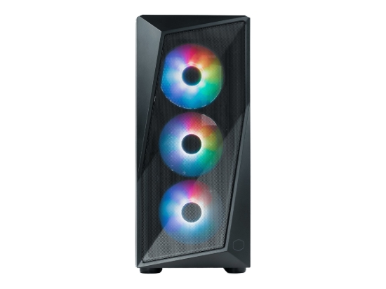 Imagen de Cooler Master CMP 520 - Mid tower - ATX - panel lateral con ventana (cristal templado) - sin fuente de alimentación (ATX) - negro - USB/Audio