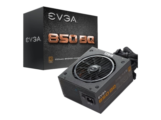 Imagen de EVGA 850 BQ - Fuente de alimentación (interna) - 80 PLUS Bronze - CA 100-240 V - 850 vatios