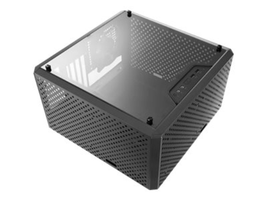 Imagen de Cooler Master MasterBox Q300L - Torre - micro ATX - panel lateral con ventana (acrílico) - sin fuente de alimentación (ATX / PS/2) - negro - USB/Audio
