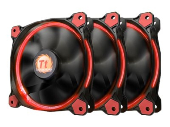 Imagen de Thermaltake Riing 12 LED Red - Ventilador para caja - 120 mm (paquete de 3)