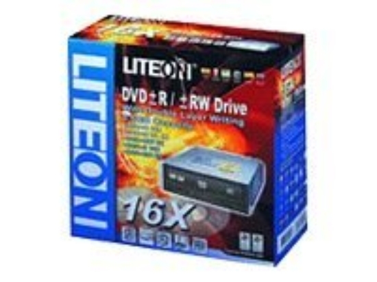 Imagen de LiteOn SOHW-1673S - Unidad de disco - DVD±RW (+R doble capa) - 16x/16x - IDE - interna - 5.25" - negro
