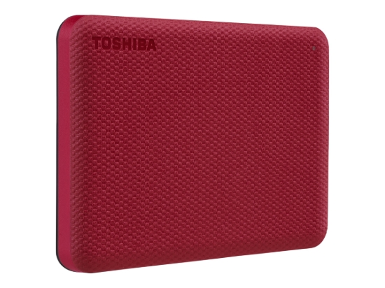 Imagen de Toshiba Canvio Advance - Disco duro - 4 TB - externo (portátil) - 2.5" - USB 3.2 Gen 1 - rojo