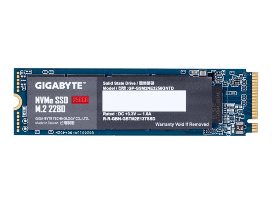 Imagen de Gigabyte - SSD - 256 GB - interno - M.2 2280 - PCIe 3.0 x4 (NVMe)