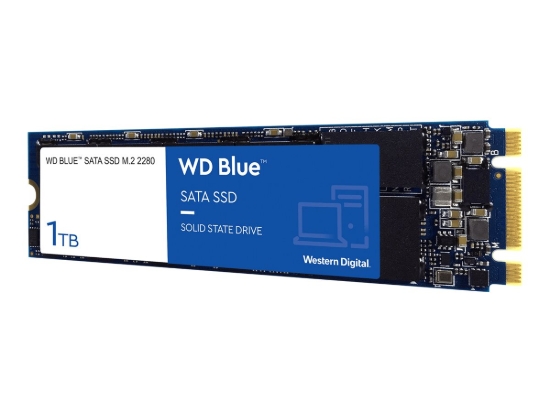 Imagen de WD Blue 3D NAND SATA SSD WDS100T2B0B - SSD - 1 TB - interno - M.2 2280 - SATA 6Gb/s