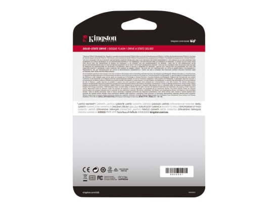 Imagen de Kingston A2000 - SSD - cifrado - 500 GB - interno - M.2 2280 - PCIe 3.0 x4 (NVMe) - AES de 256 bits - para Intel Next Unit of Computing 11 Essential Kit - NUC11ATKPE