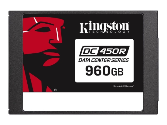 Imagen de Kingston Data Center DC450R - SSD - cifrado - 960 GB - interno - 2.5" - SATA 6Gb/s - AES de 256 bits - Self-Encrypting Drive (SED)