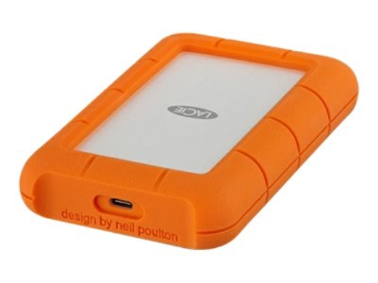 Imagen de LaCie Rugged USB-C - Disco duro - 4 TB - externo (portátil) - USB 3.1 Gen 1 (USB-C conector) - naranja