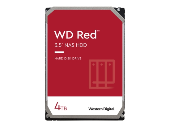Imagen de WD Red WD40EFAX - Disco duro - 4 TB - interno - 3.5" - SATA 6Gb/s - 5400 rpm - búfer: 256 MB