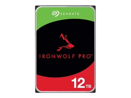 Imagen de Seagate IronWolf Pro ST12000NT001 - Disco duro - 12 TB - interno - 3.5" - SATA 6Gb/s - 7200 rpm - búfer: 256 MB - con Recuperación de datos Seagate Rescue de 3 años