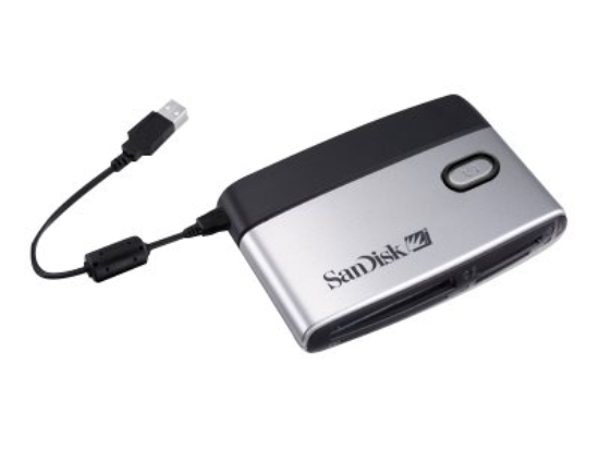 Imagen de SanDisk ImageMate 12-In-1 Memory Card Reader - Lector de tarjetas (CF I, CF II, MS, MS PRO, MMC, SD, SM, MS Duo, xD, MS PRO Duo, miniSD, RS-MMC) - USB 2.0