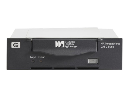 Imagen de HPE StorageWorks DAT 24 USB Internal Tape Drive - Unidad de cinta - DAT (12 GB / 24 GB) - DDS-3 - USB 2.0 - interna - 5.25" - para HP xw4300, xw9300; ProLiant DL140 G2, DL145 G2, DL580 G3, ML110 G2, M