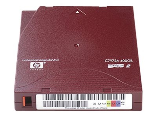 Imagen de HPE - 20 x LTO Ultrium 2 - 200 GB / 400 GB - etiquetado - para StorageWorks MSL6060; StorageWorks 1/8 G2 Tape Autoloader; StorageWorks Ultrium 920