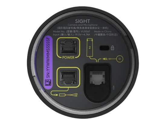 Imagen de Logitech Sight - Cámera de conferencias - color - 4K - audio - PoE Plus
