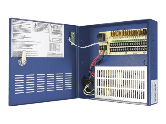 Imagen de EPCOM Power Line XP18DC30HD - Adaptador de corriente (montaje en pared) - CA 100-240 V - 450 vatios - conectores de salida: 18 - azul real