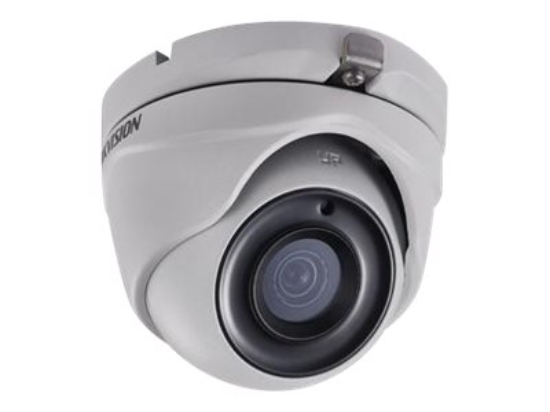 Imagen de Hikvision Ultra-Low Light EXIR PoC Turret Camera DS-2CE56H5T-ITME - Cámara de videovigilancia (sin objetivo) - cúpula - para exteriores - a prueba de polvo / impermeable - color (Día y noche) - 5 MP -