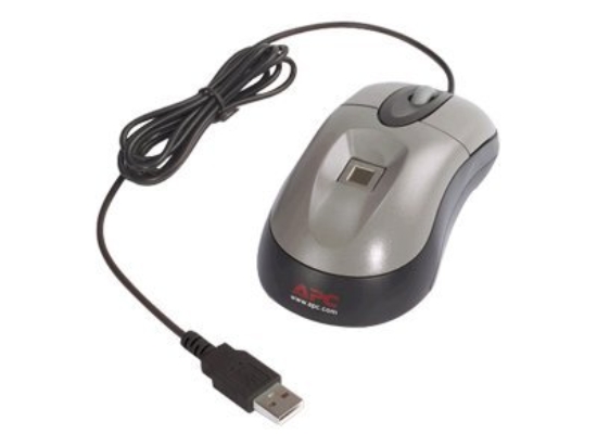 Imagen de APC Biometric Mouse Password Manager - Ratón - óptico - cableado - USB - para Back-UPS LS 500