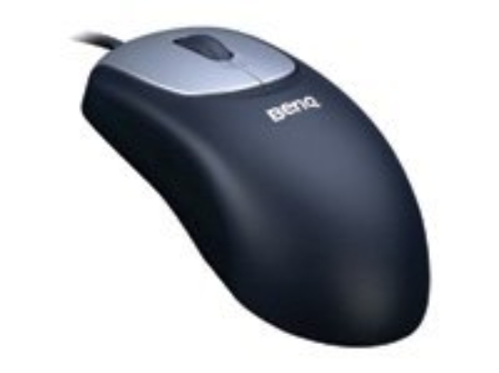 Imagen de BenQ M 106 - Ratón - óptico - 3 botones - cableado - PS/2 - negro, plata