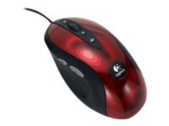 Imagen de Logitech MX MX510 - Ratón - óptico - 8 botones - cableado - PS/2, USB - rojo