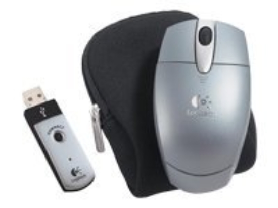 Imagen de Logitech Cordless for Notebooks Blue LE - Ratón - óptico - inalámbrico - RF - receptor inalámbrico USB - azul