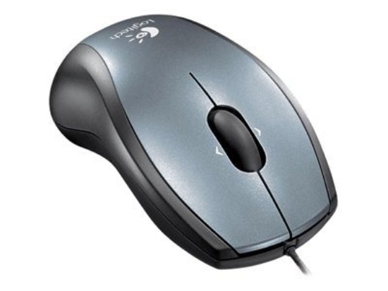 Imagen de Logitech V100 - Ratón - óptico - 3 botones - cableado - USB - carbón