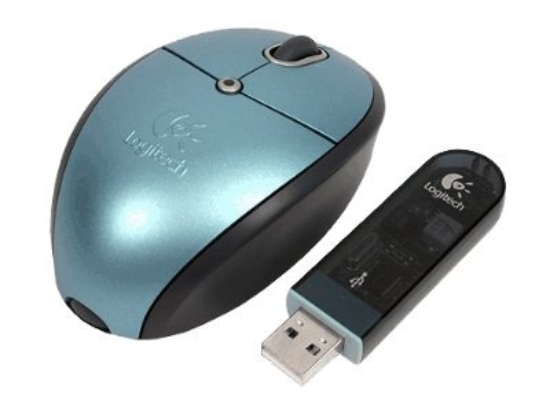 Imagen de Logitech Cordless Mini - Ratón - óptico - inalámbrico - RF - receptor inalámbrico USB - plata