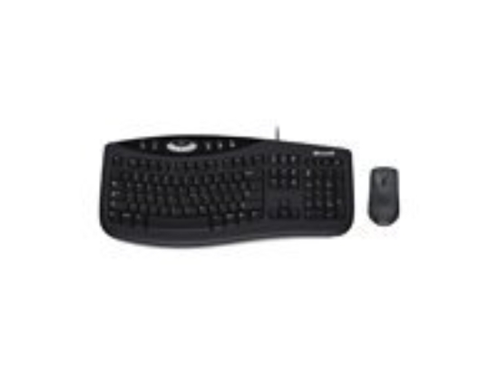 Imagen de Microsoft Comfort Curve Value Pack - Juego de teclado y ratón - USB - EE. UU. - negro - OEM (paquete de 3)