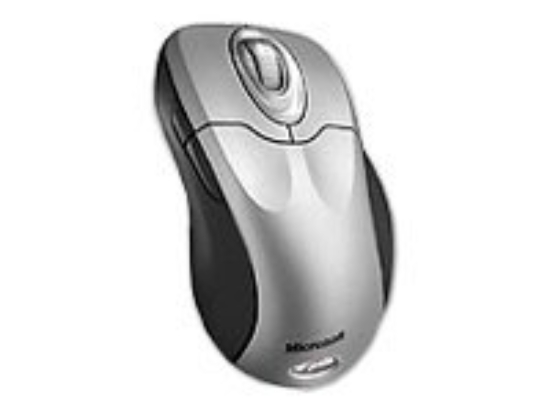 Imagen de Microsoft Wireless IntelliMouse Explorer - Ratón - óptico - 5 botones - inalámbrico - receptor inalámbrico USB / PS/2 - platino