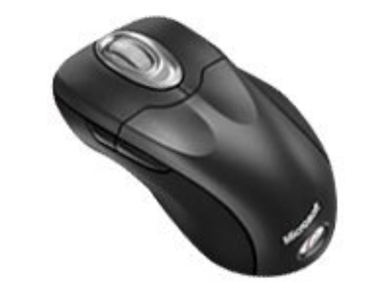 Imagen de Microsoft Wireless Optical Mouse 5000 - Ratón - óptico - 5 botones - inalámbrico - RF - receptor inalámbrico USB / PS/2 - gris metálico - al por menor
