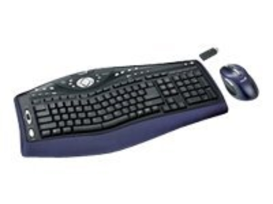 Imagen de Genius ErgoMedia R710 - Juego de teclado y ratón - inalámbrico - RF - español