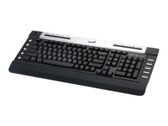 Imagen de Genius SlimStar 250 - Teclado - PS/2 - español - negro, plata