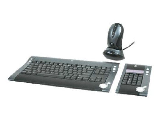 Imagen de Logitech diNovo Media Desktop - Juego de teclado y ratón - inalámbrico - Bluetooth