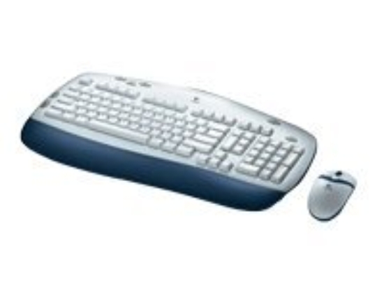 Imagen de Logitech Cordless Desktop Express - Juego de teclado y ratón - inalámbrico - RF