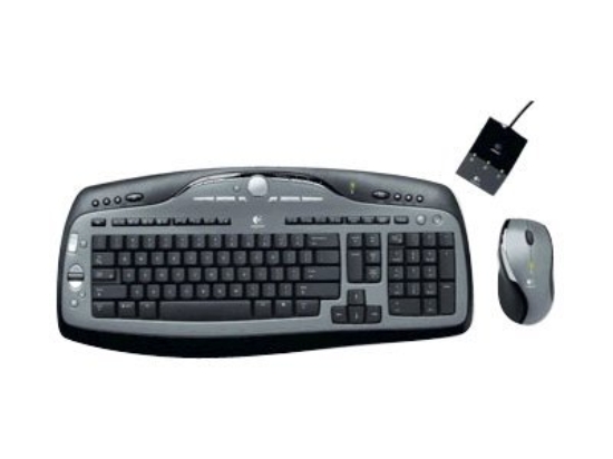 Imagen de Logitech Cordless Desktop MX 3000 Laser - Juego de teclado y ratón - inalámbrico - RF - EE. UU.