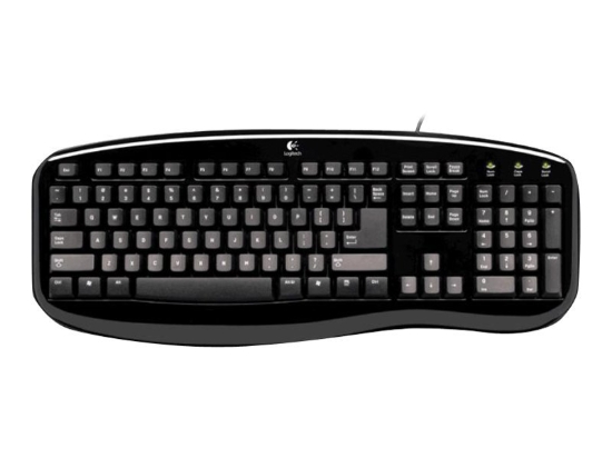 Imagen de Logitech Classic - Teclado - PS/2 - negro brillante