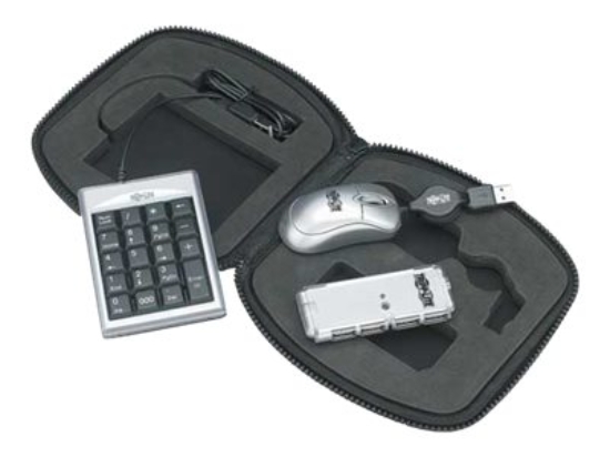 Imagen de Tripp Lite Notebook Peripheral Kit - Keypad / Mouse / Hub - Notebook / Laptop Computer - Paquete de accesorios para portátil