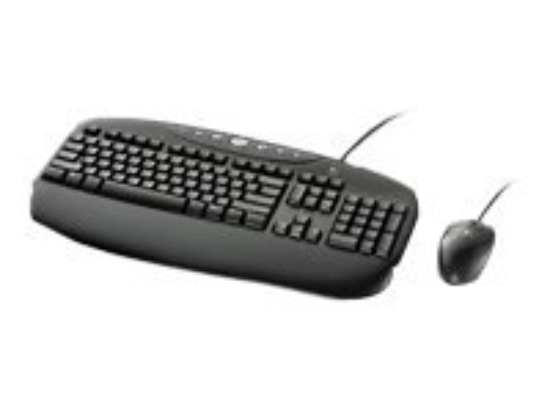 Imagen de Logitech Internet Pro Desktop Black - Juego de teclado y ratón - PS/2 - negro (paquete de 10)