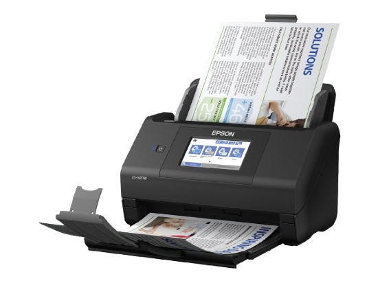 Imagen de Epson WorkForce ES-580W - Escáner de documentos - Sensor de imagen de contacto (CIS) - a dos caras - Legal - 600 ppp x 600 ppp - hasta 35 ppm (mono) / hasta 35 ppm (color) - Alimentador automático de 