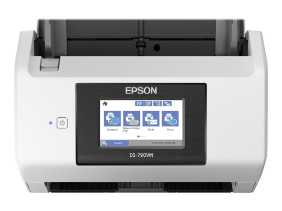 Imagen de Epson DS-790WN - Escáner de documentos - Sensor de imagen de contacto (CIS) - a dos caras - 215.9 x 6096 mm - 600 ppp x 600 ppp - hasta 45 ppm (mono) / hasta 45 ppm (color) - Alimentador automático de