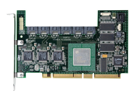 Imagen de HPE - Controlador de almacenamiento (RAID) - 6 Canal - SATA 1.5Gb/s - para ProLiant ML110 G2, ML110 G3, ML150 G2, ML310 G2, ML310 G3, ML350 G4p